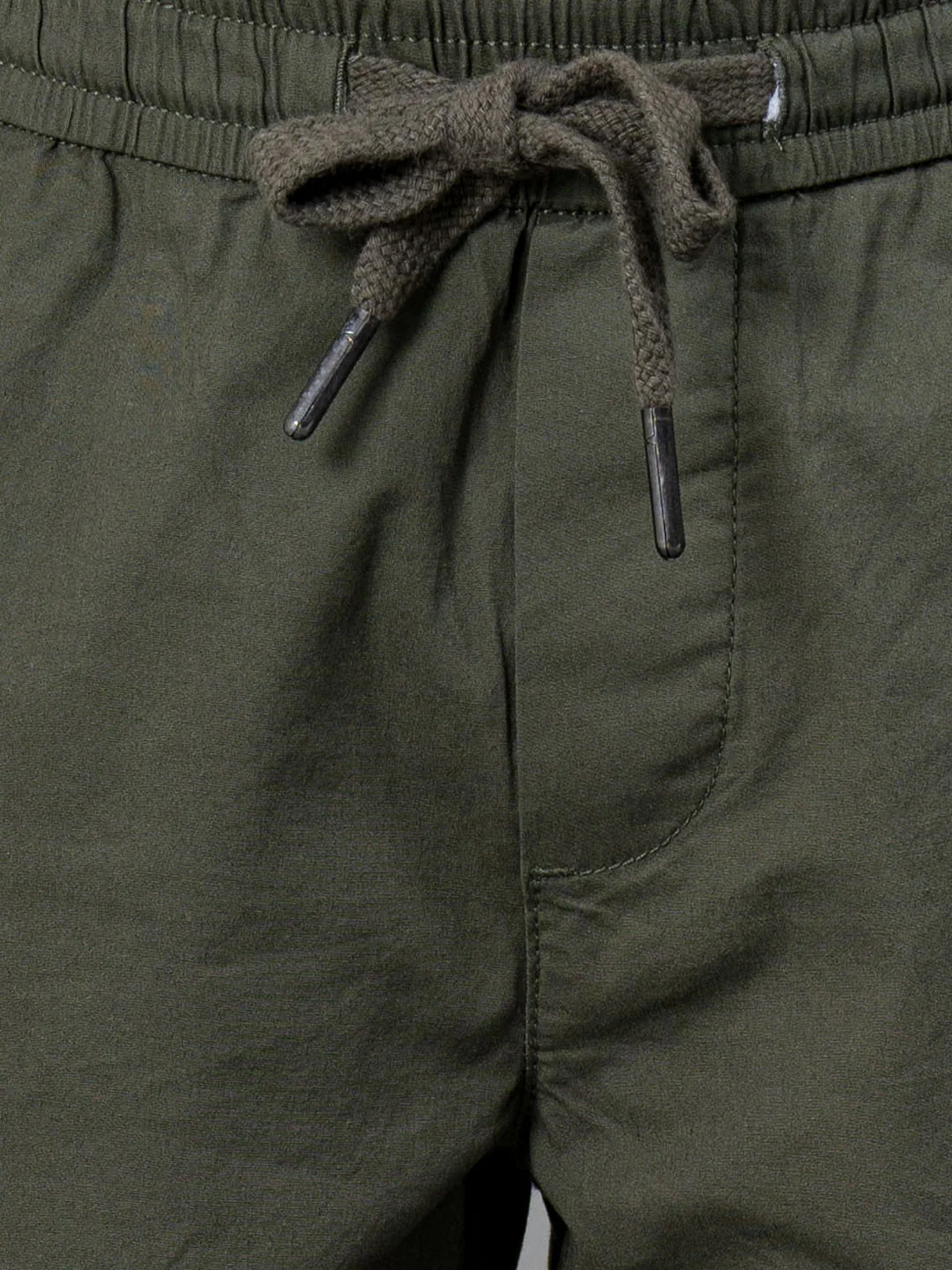Olive Boy's Joggers- Best in Comfort| Cotton | Regular Fit - Image 4