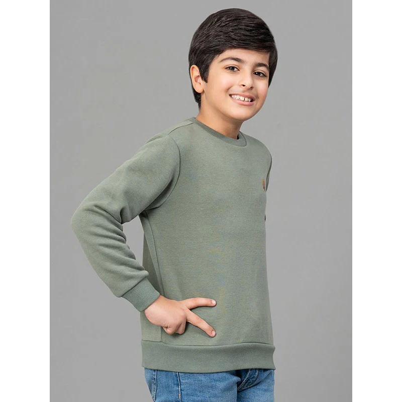 Olive Sweatshirt for Boys - Image 2