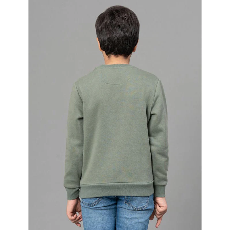 Olive Sweatshirt for Boys - Image 3