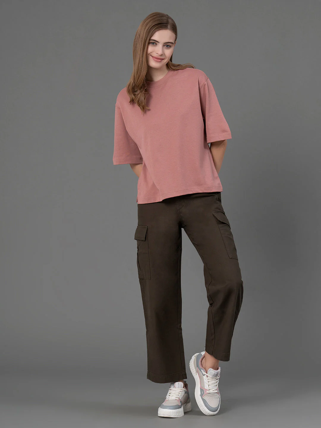 Olive Wide Leg Cargo for Women - Image 5