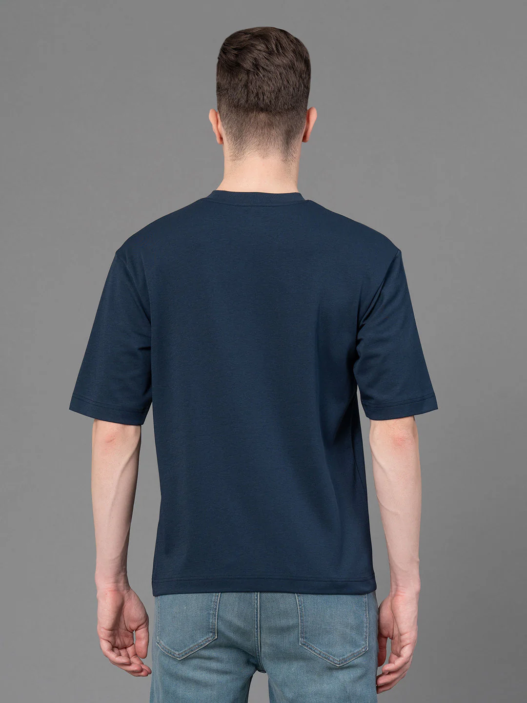 Oversized Round Neck T-Shirt for Men - Image 3