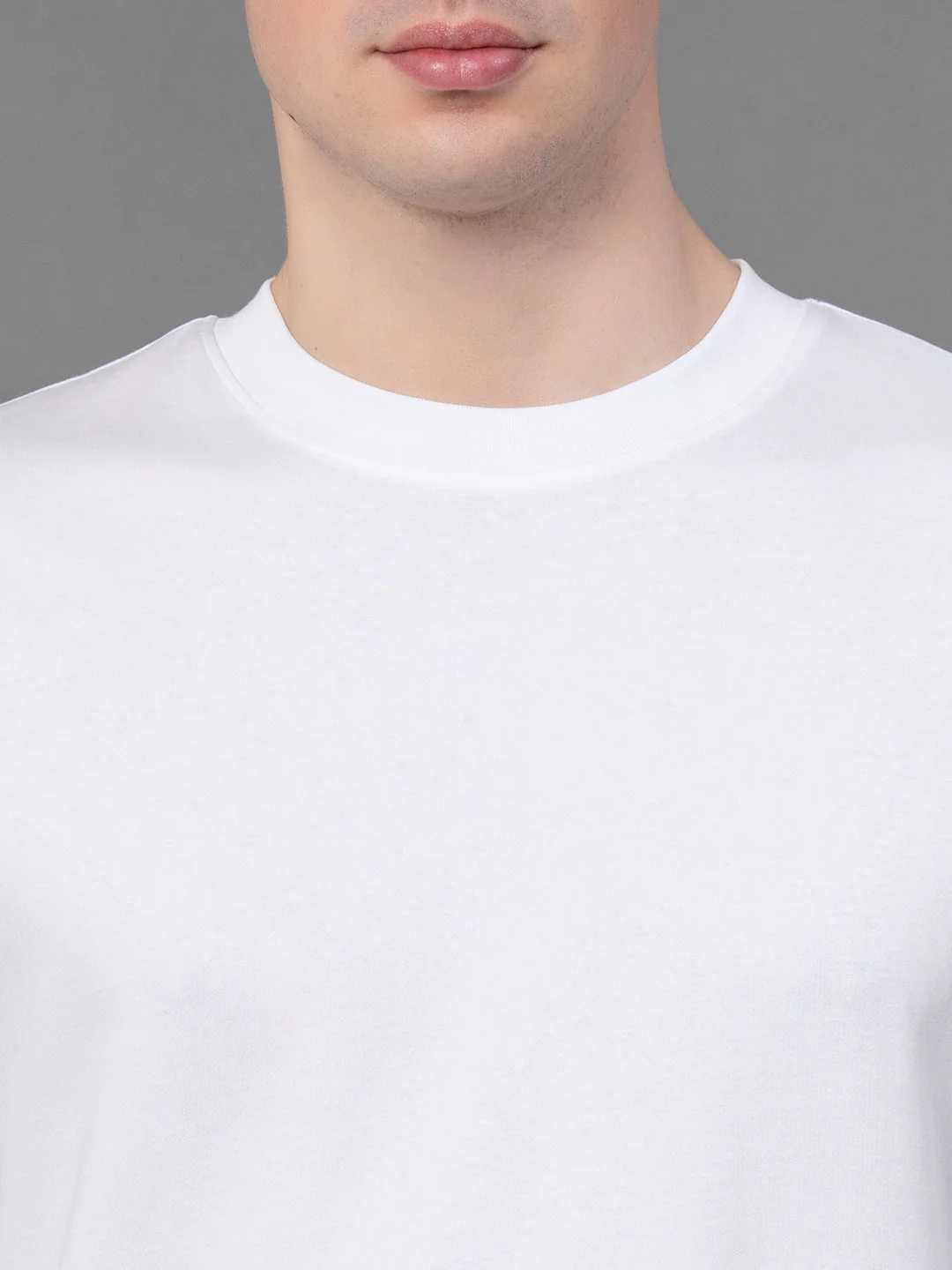 Oversized Round Neck T-Shirt for Men - Image 4