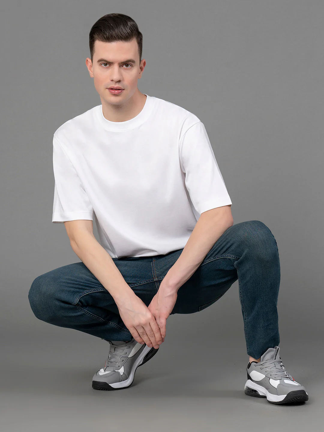 Oversized Round Neck T-Shirt for Men - Image 5