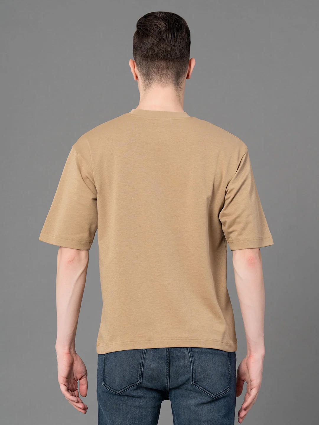 Oversized Round Neck T-Shirt for Men - Image 3