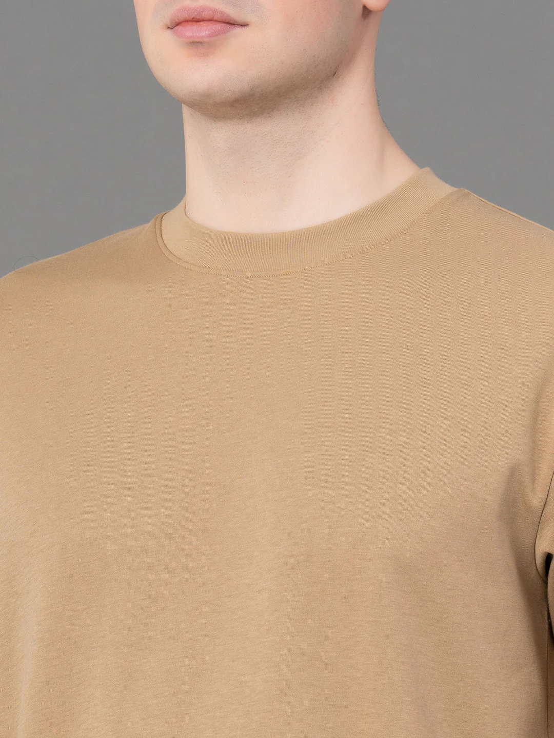 Oversized Round Neck T-Shirt for Men - Image 4