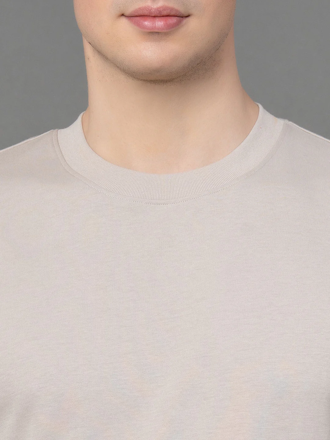 Oversized Round Neck T-Shirt for Men - Image 4