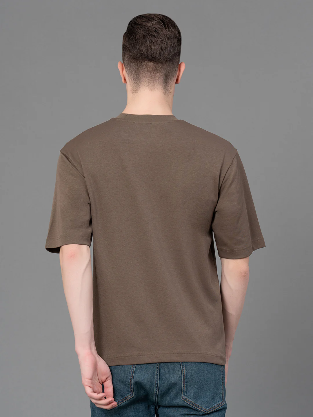 Oversized Round Neck T-Shirt for Men - Image 3