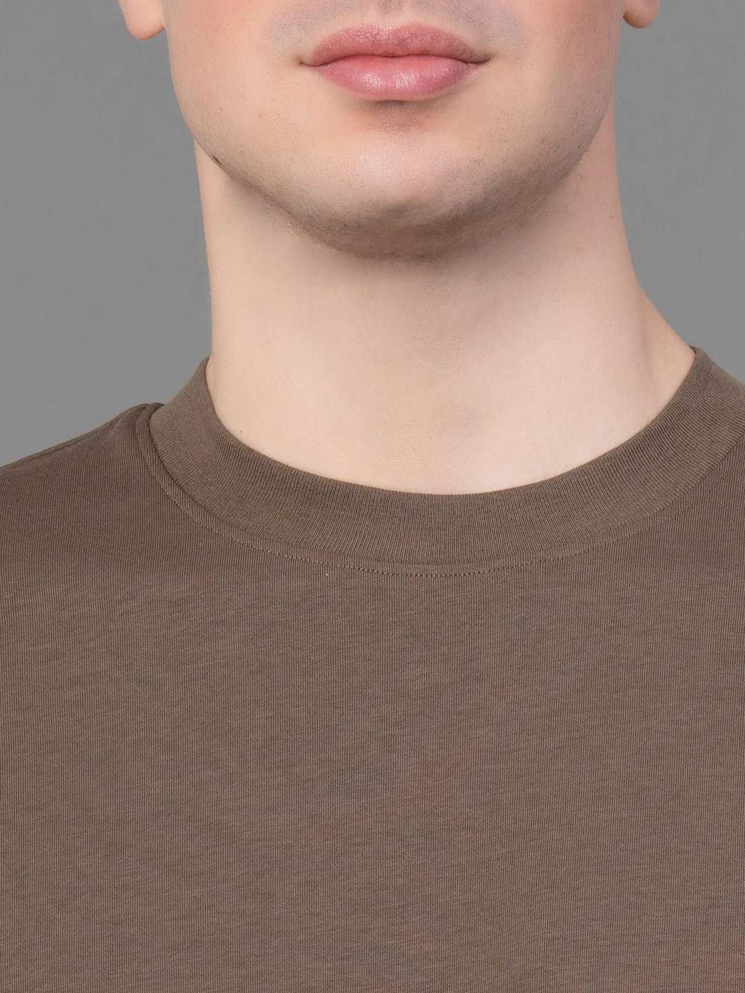 Oversized Round Neck T-Shirt for Men - Image 4
