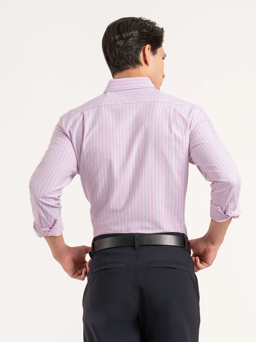 Oxford Striped Shirt for Men - Image 3