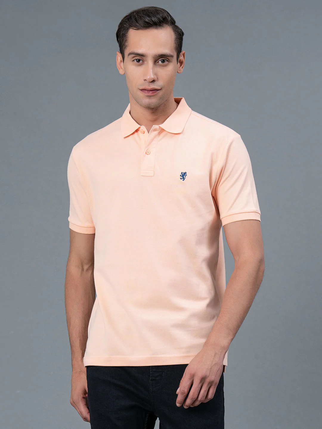 Polo Neck Men's T-Shirt - Image 6