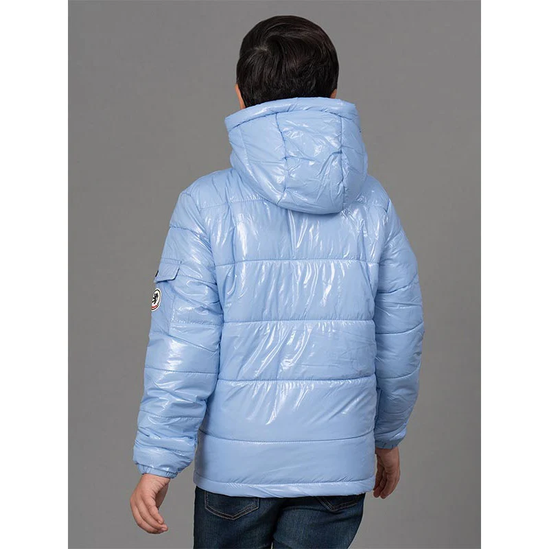 Powder Blue Jacket for Kids - Image 3