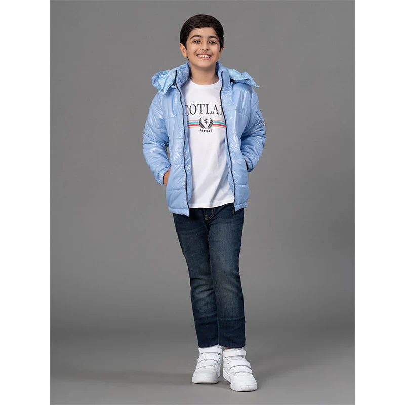 Powder Blue Jacket for Kids - Image 5