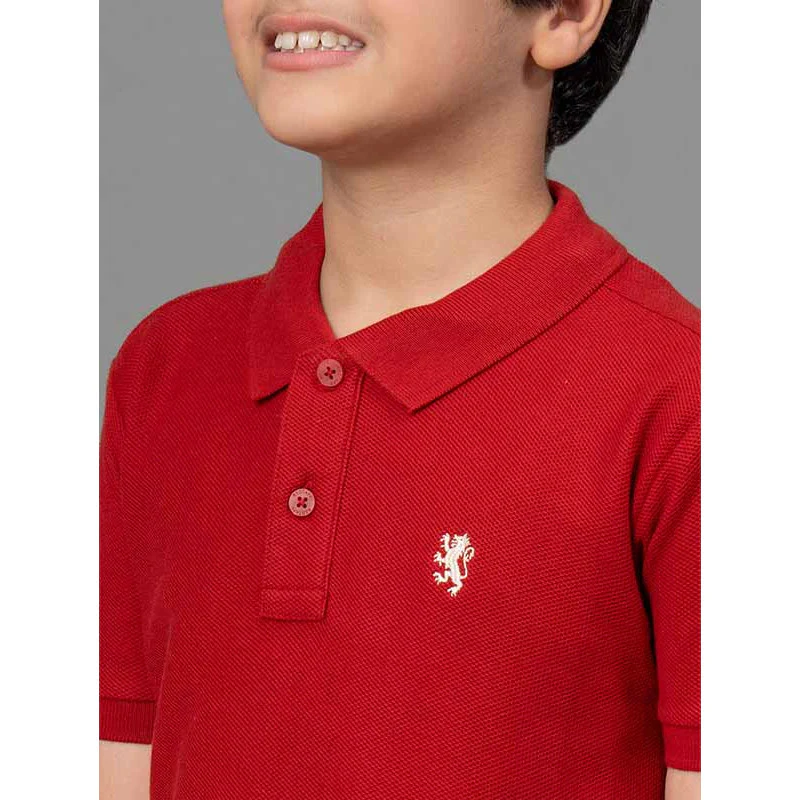 Red T-Shirt for Boys - Image 4