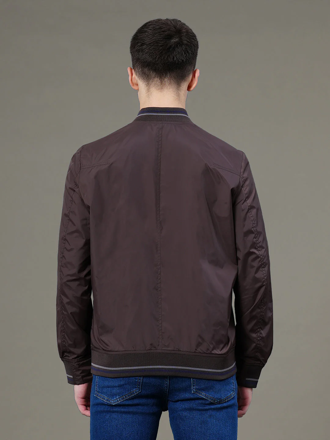 Reversible Baseball Collar Jacket for Men - Image 3