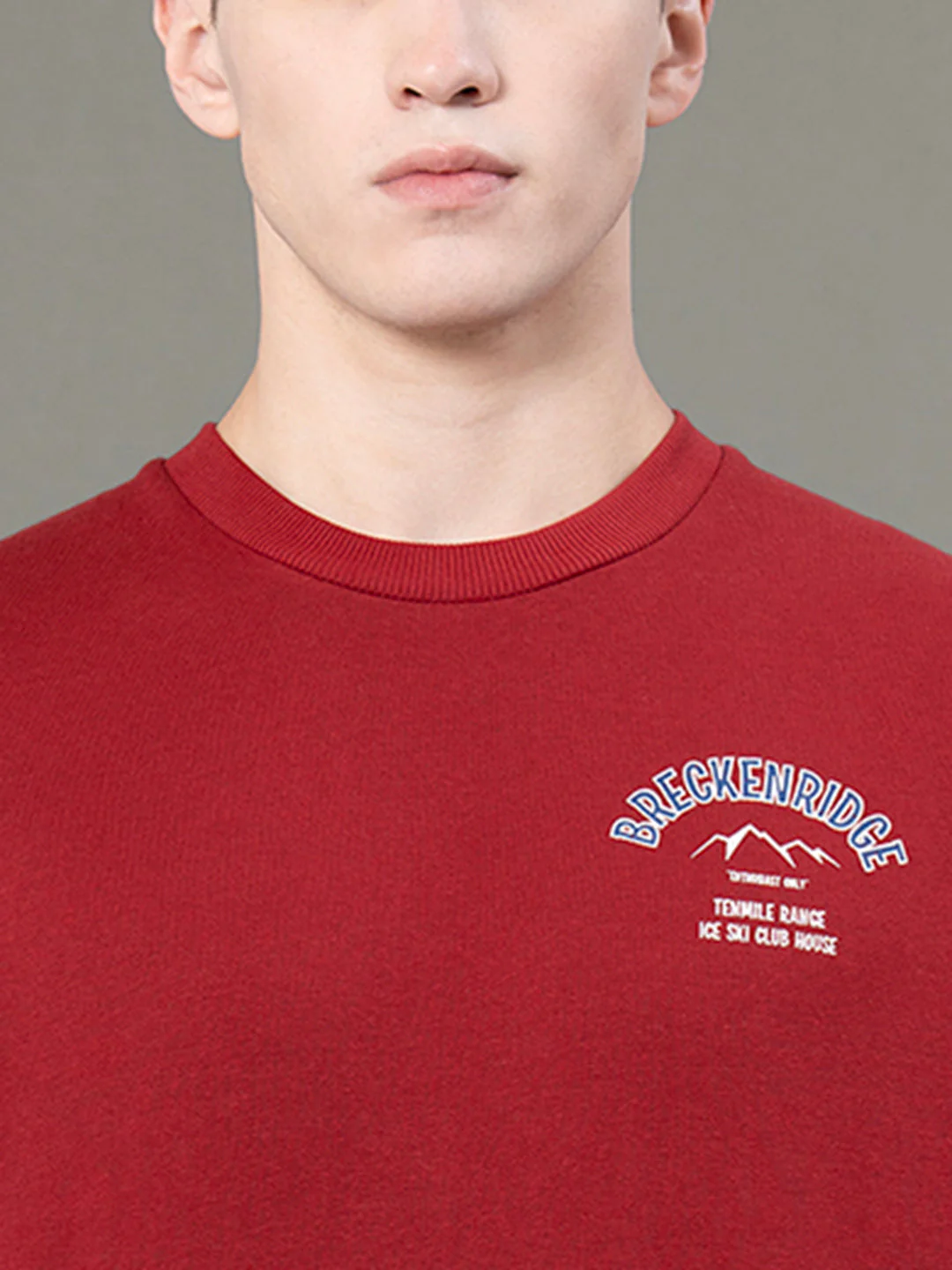 Round Neck Graphic Sweatshirt for Men - Image 4