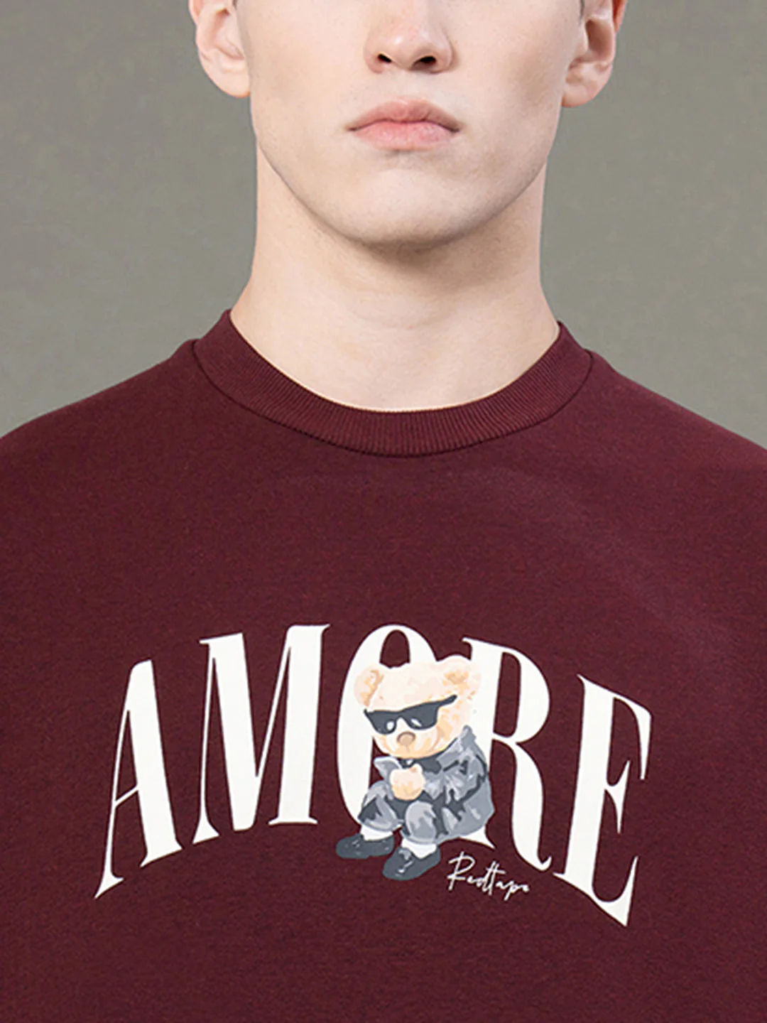 Round Neck Graphic Sweatshirt for Men - Image 4