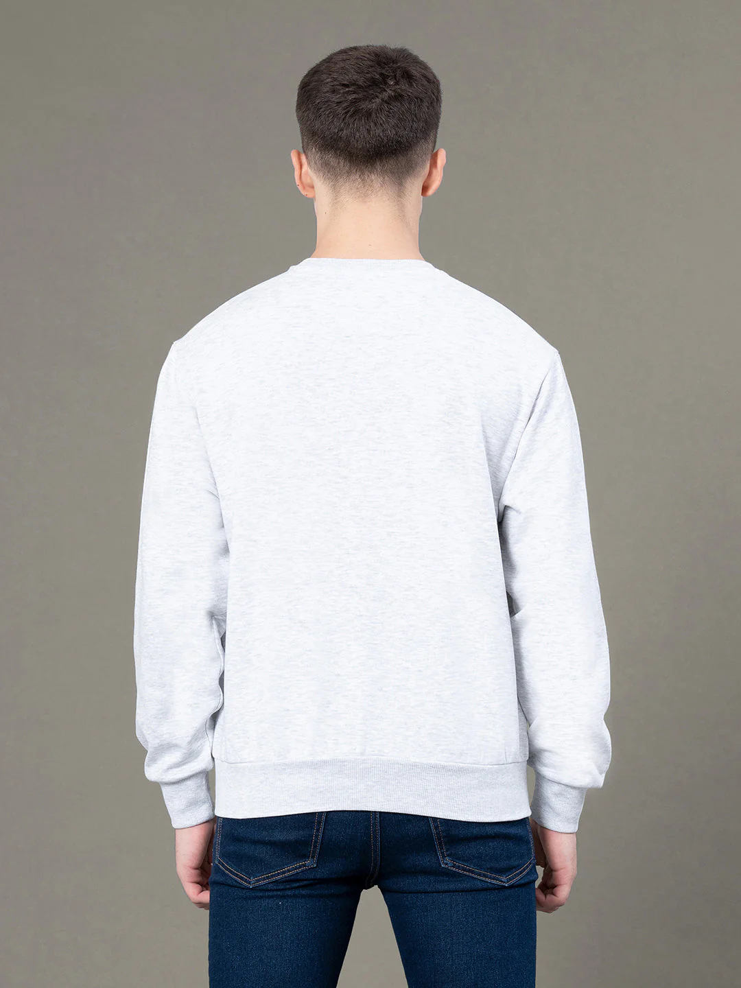 Round Neck Graphic Sweatshirt for Men - Image 3