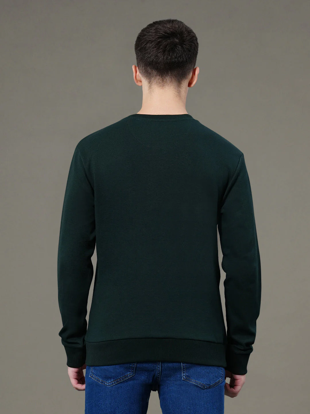 Round Neck Graphic Sweatshirt for Men - Image 3
