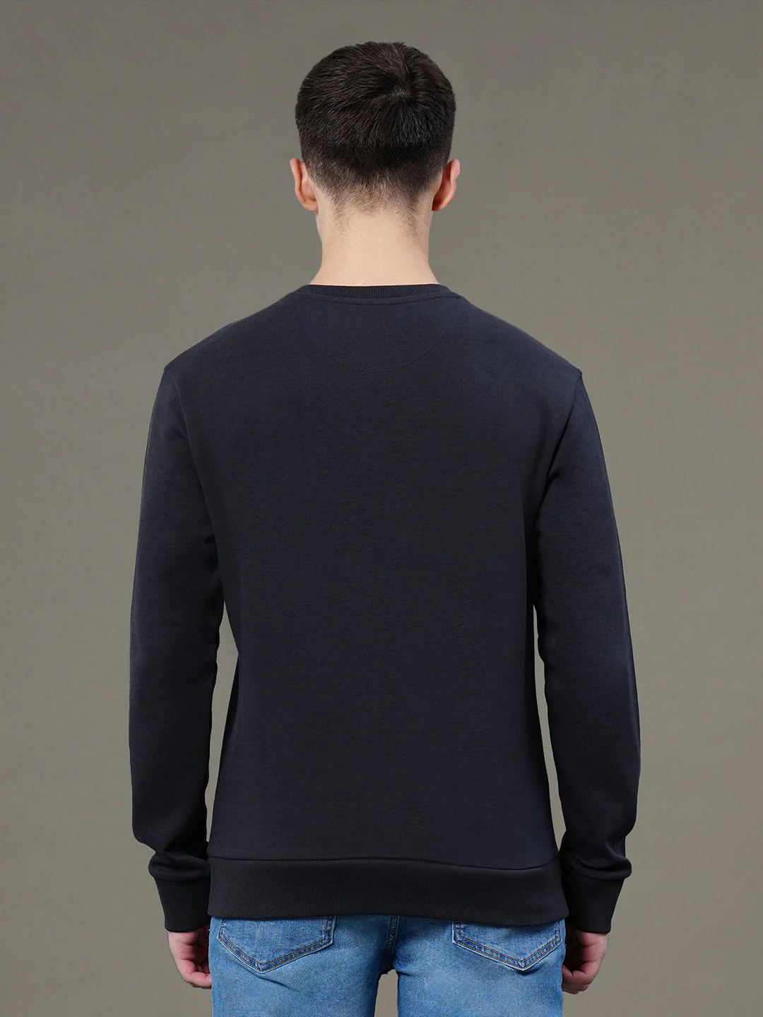 Round Neck Graphic Sweatshirt for Men - Image 3