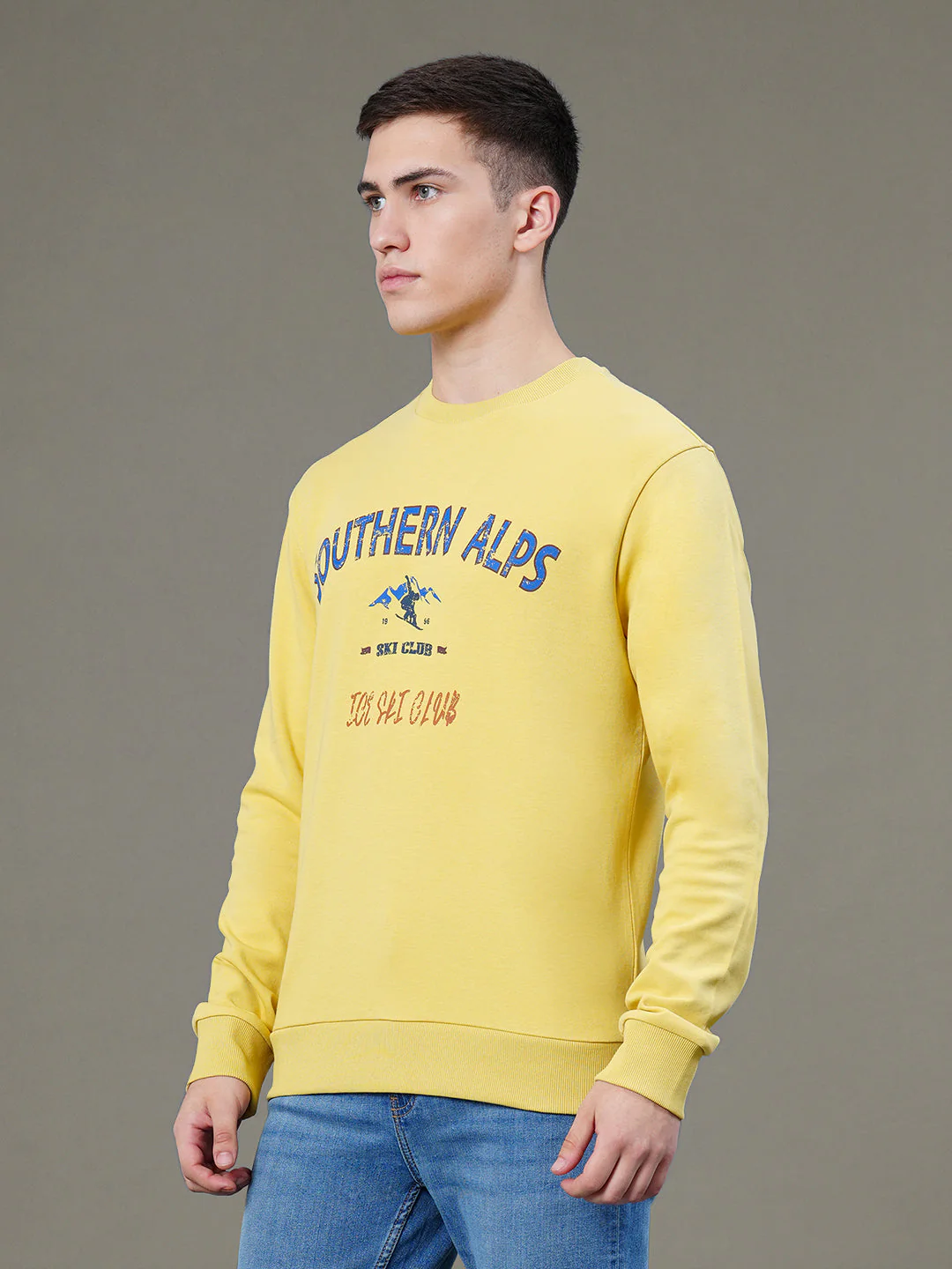 Round Neck Graphic Sweatshirt for Men - Image 2