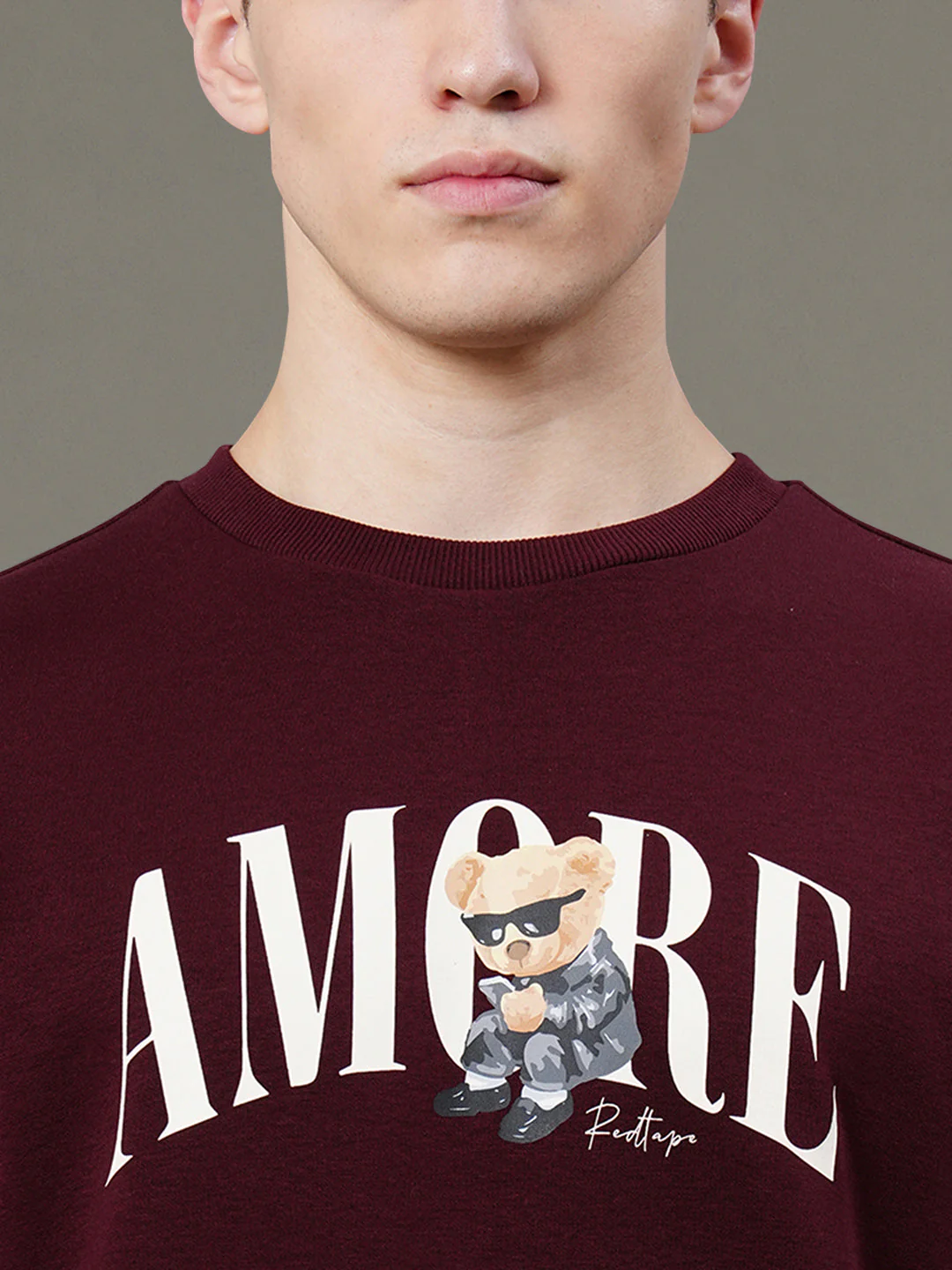Round Neck Graphic Sweatshirt for Men - Image 4
