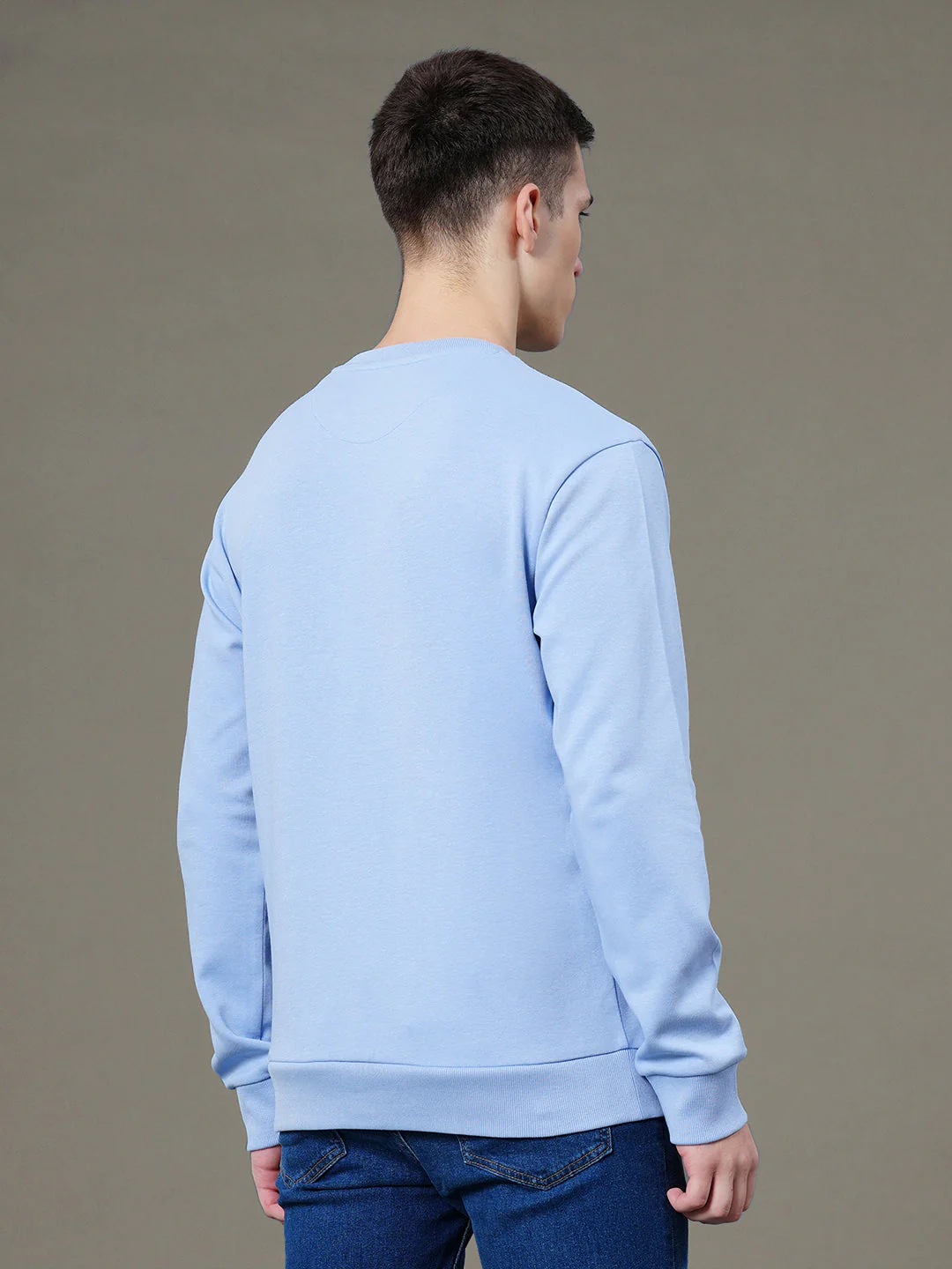 Round Neck Graphic Sweatshirt for Men - Image 3