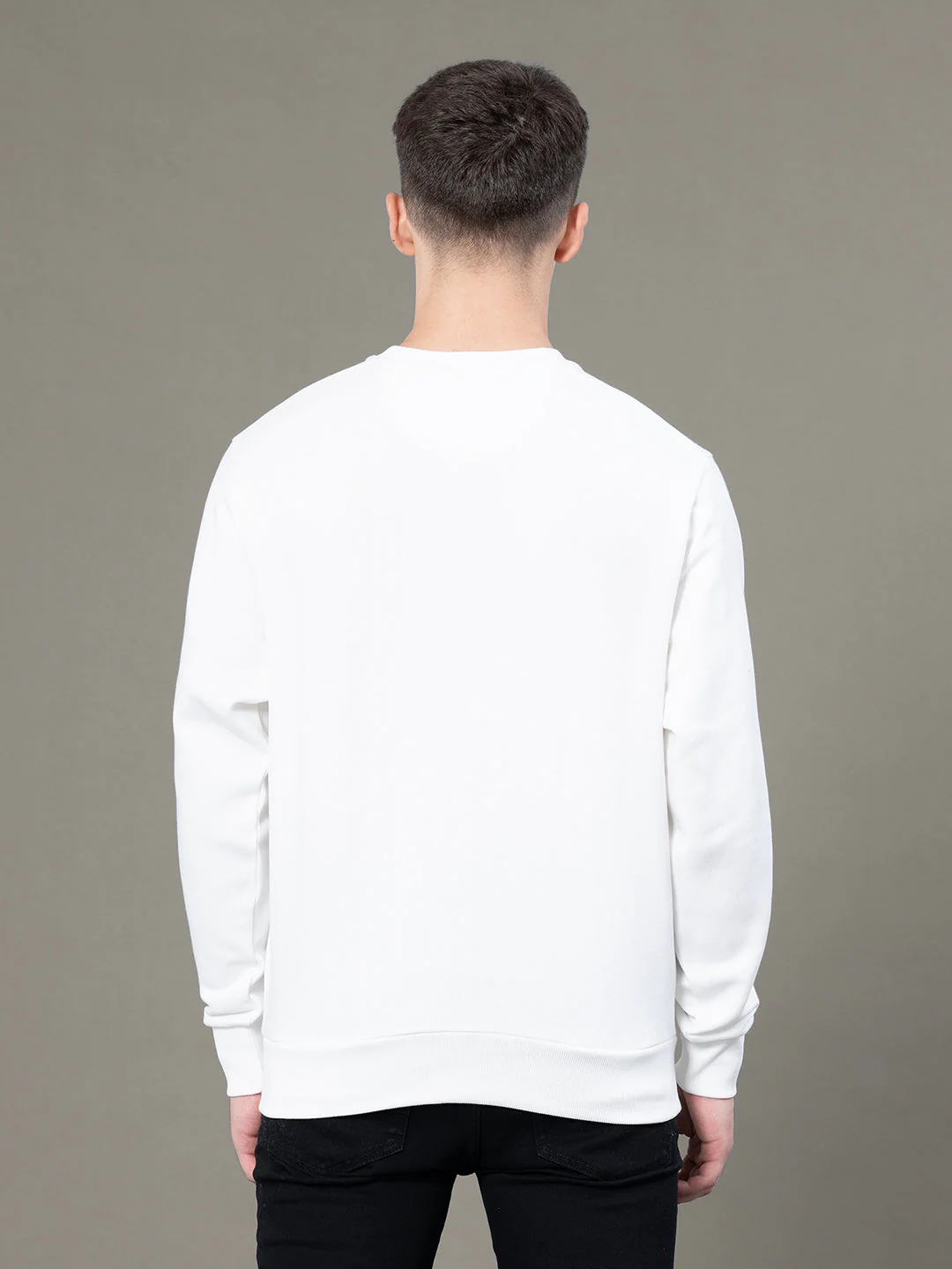 Round Neck Graphic Sweatshirt for Men - Image 3
