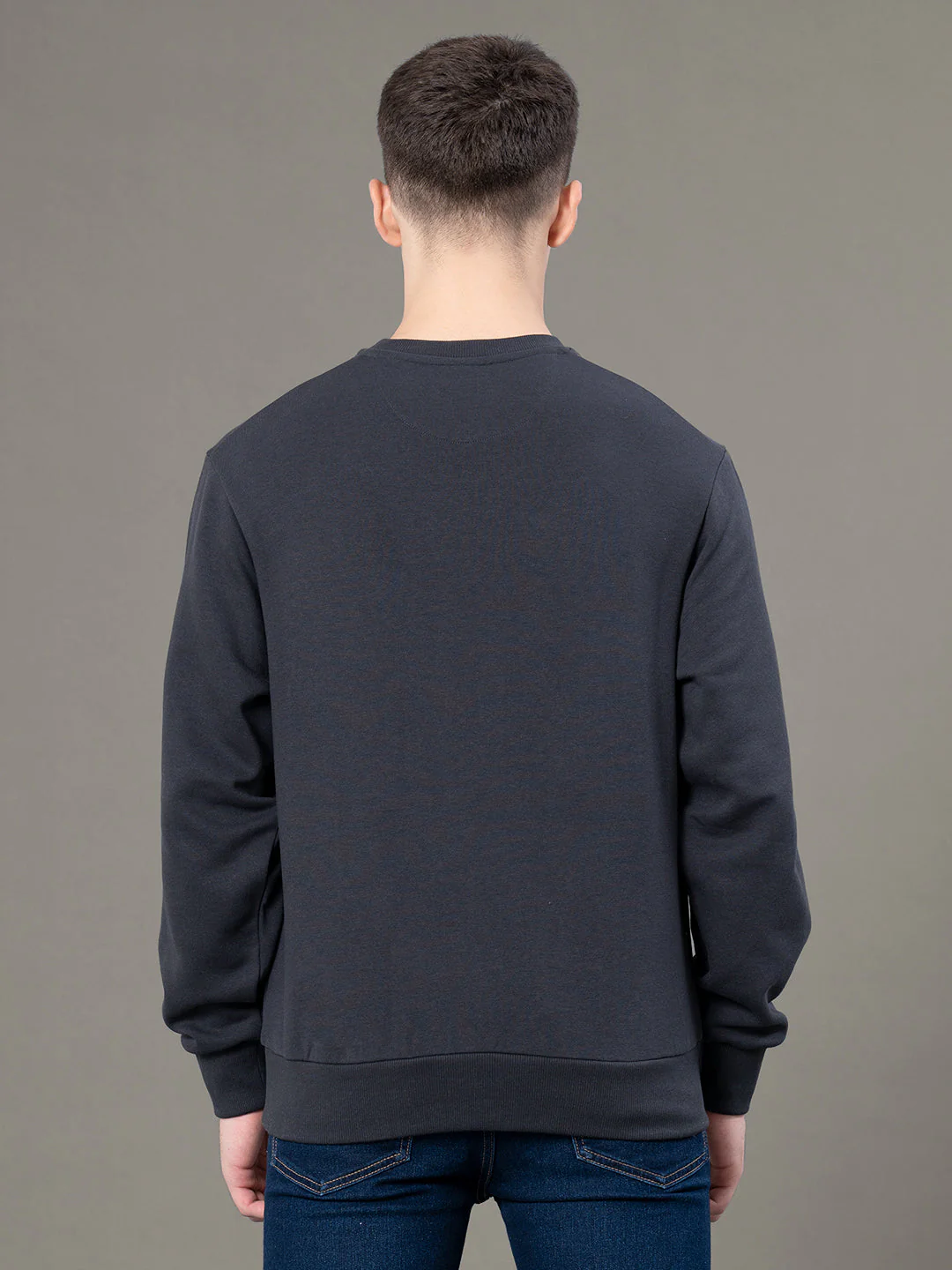 Round Neck Graphic Sweatshirt for Men - Image 3