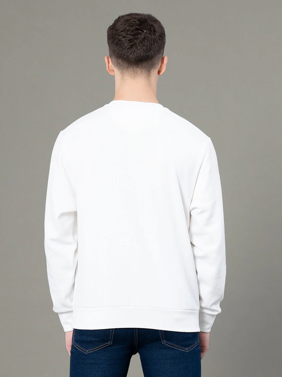 Round Neck Graphic Sweatshirt for Men - Image 3