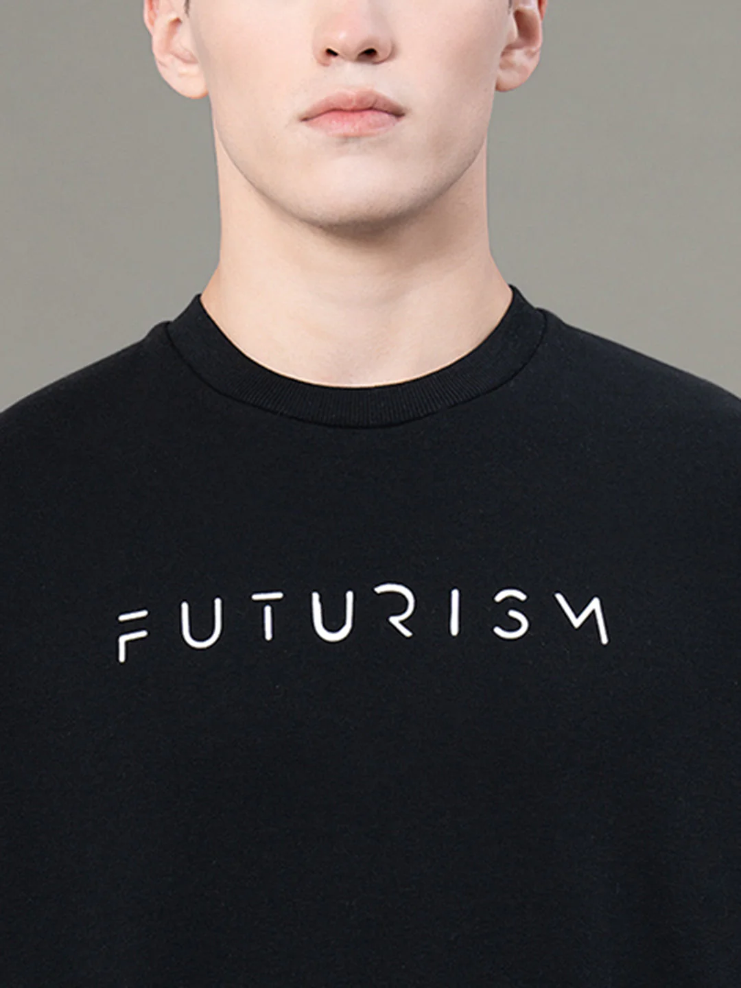 Round Neck Graphic Sweatshirt for Men - Image 4