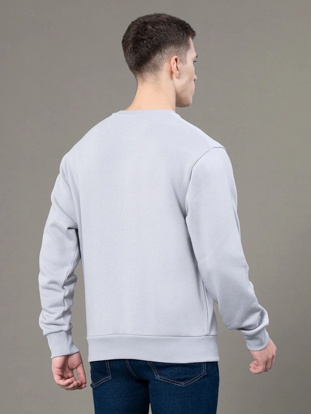 Round Neck Graphic Sweatshirt for Men - Image 3