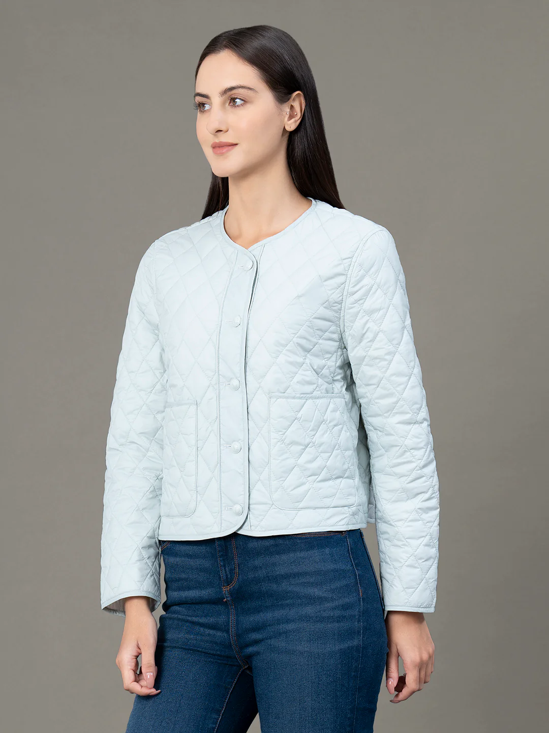 Round Neck Jacket for Women - Image 2