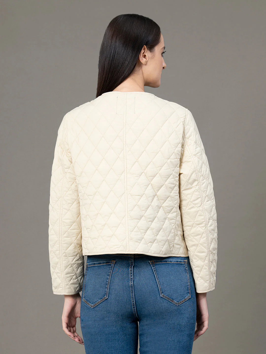 Round Neck Jacket for Women - Image 3