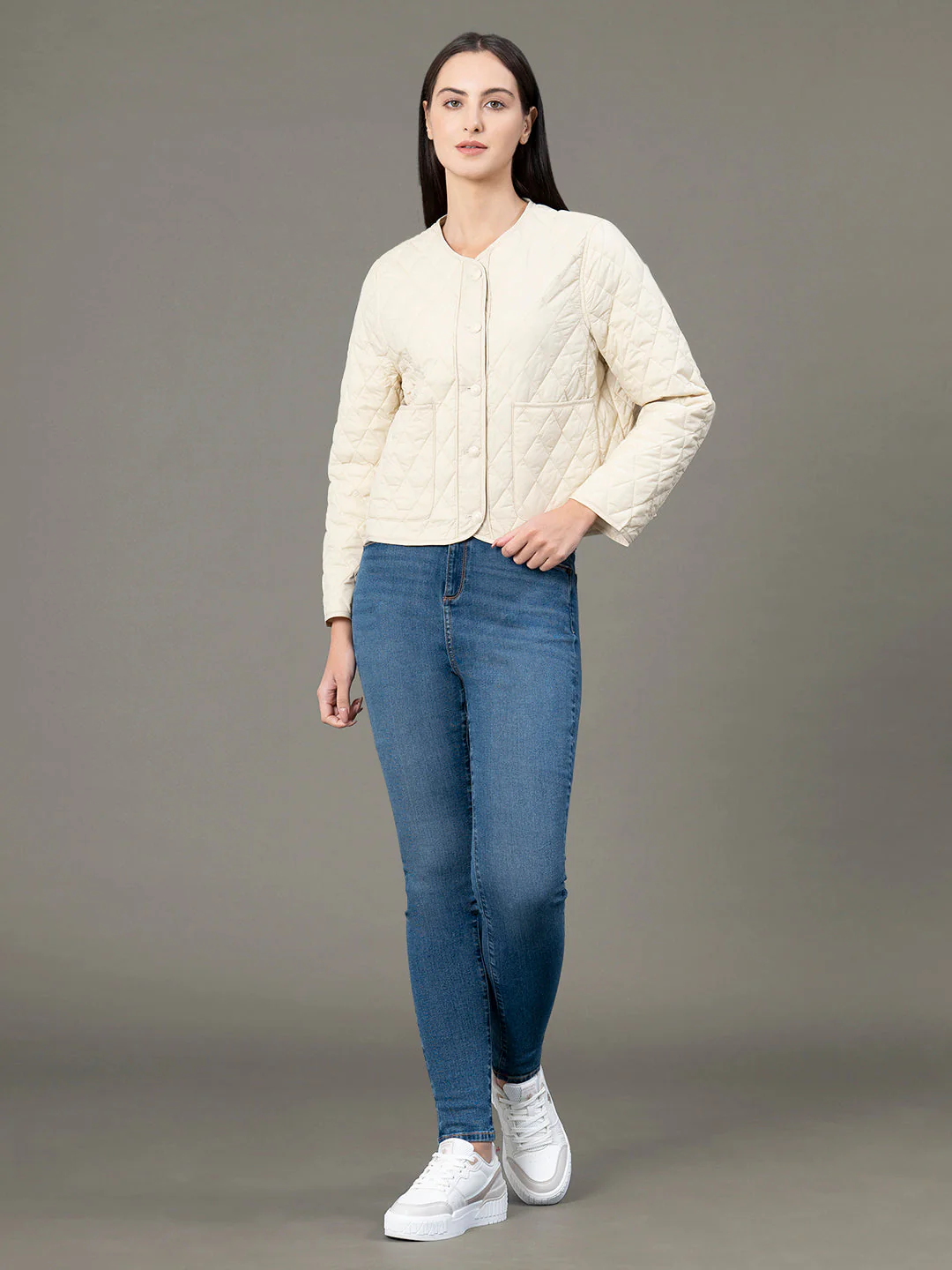 Round Neck Jacket for Women - Image 5