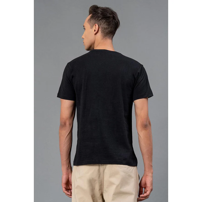 Round Neck Men's  Cotton T-Shirt - Image 3