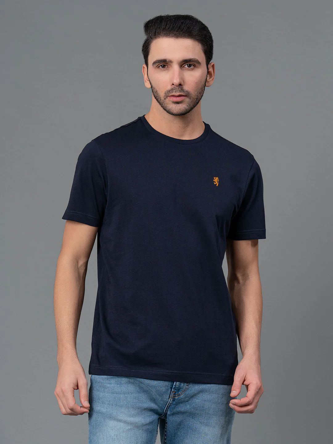 Round Neck Mens T-Shirt - Image 2