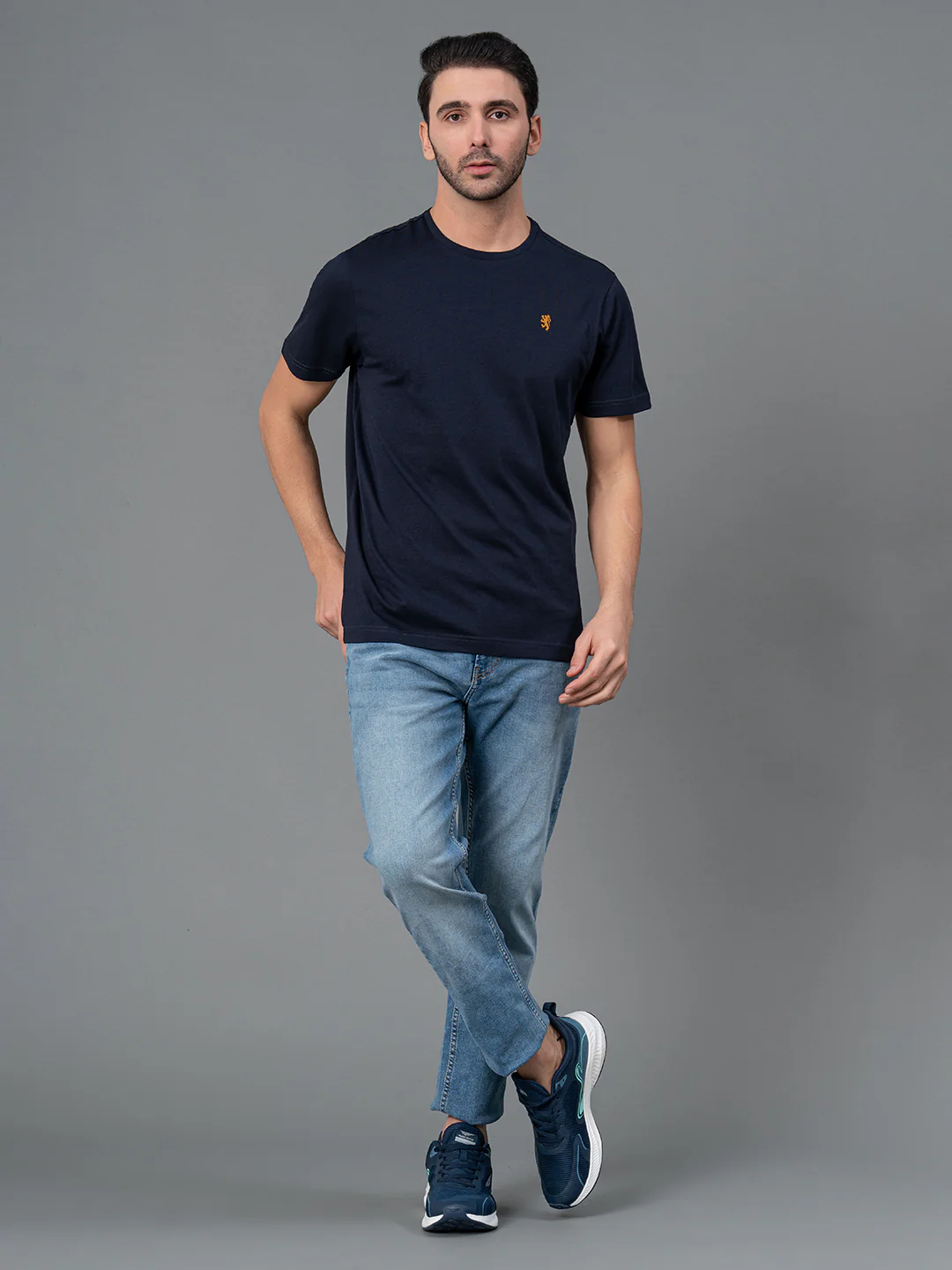 Round Neck Mens T-Shirt - Image 6