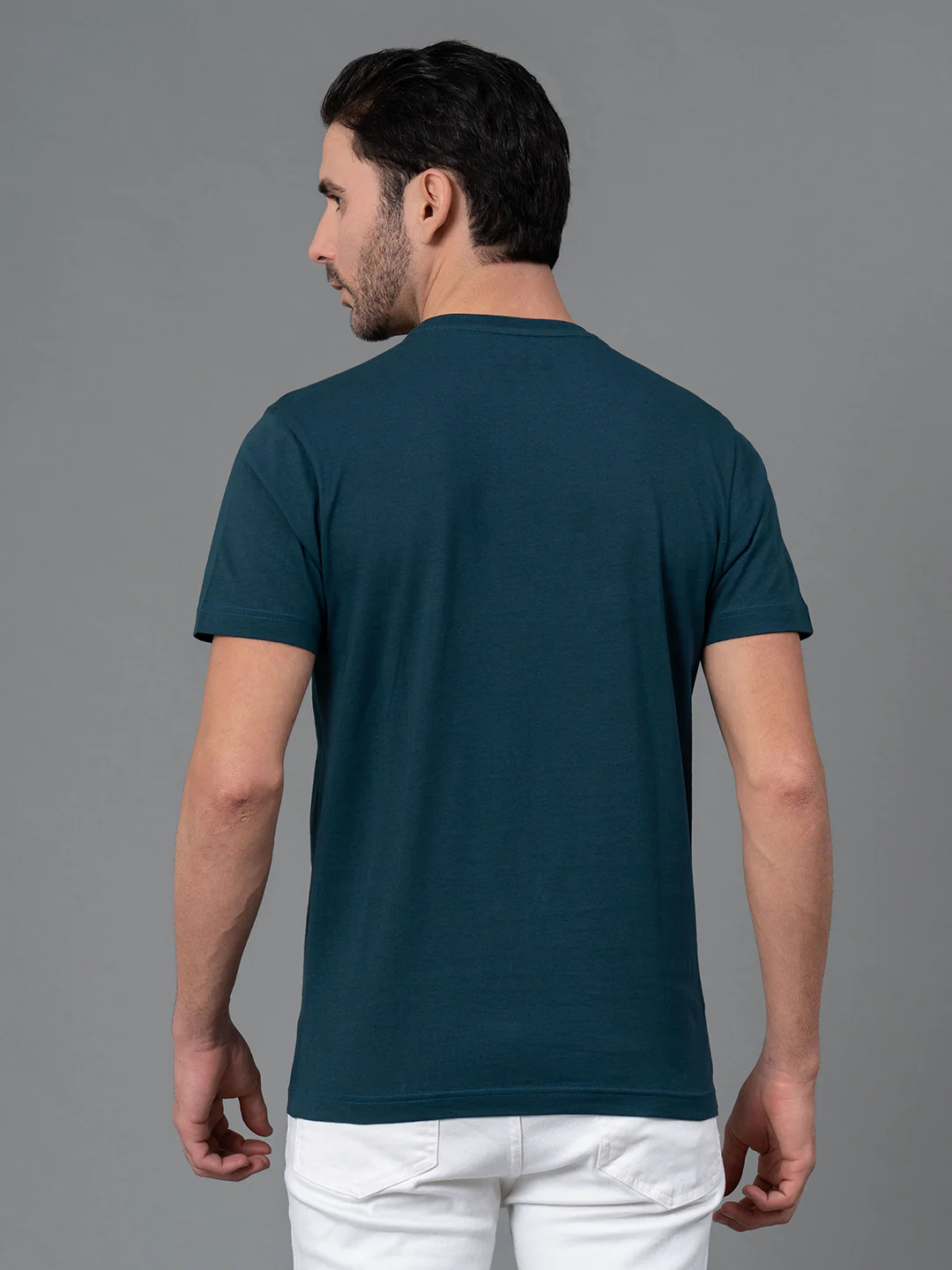 Round Neck Mens T-Shirt - Image 4