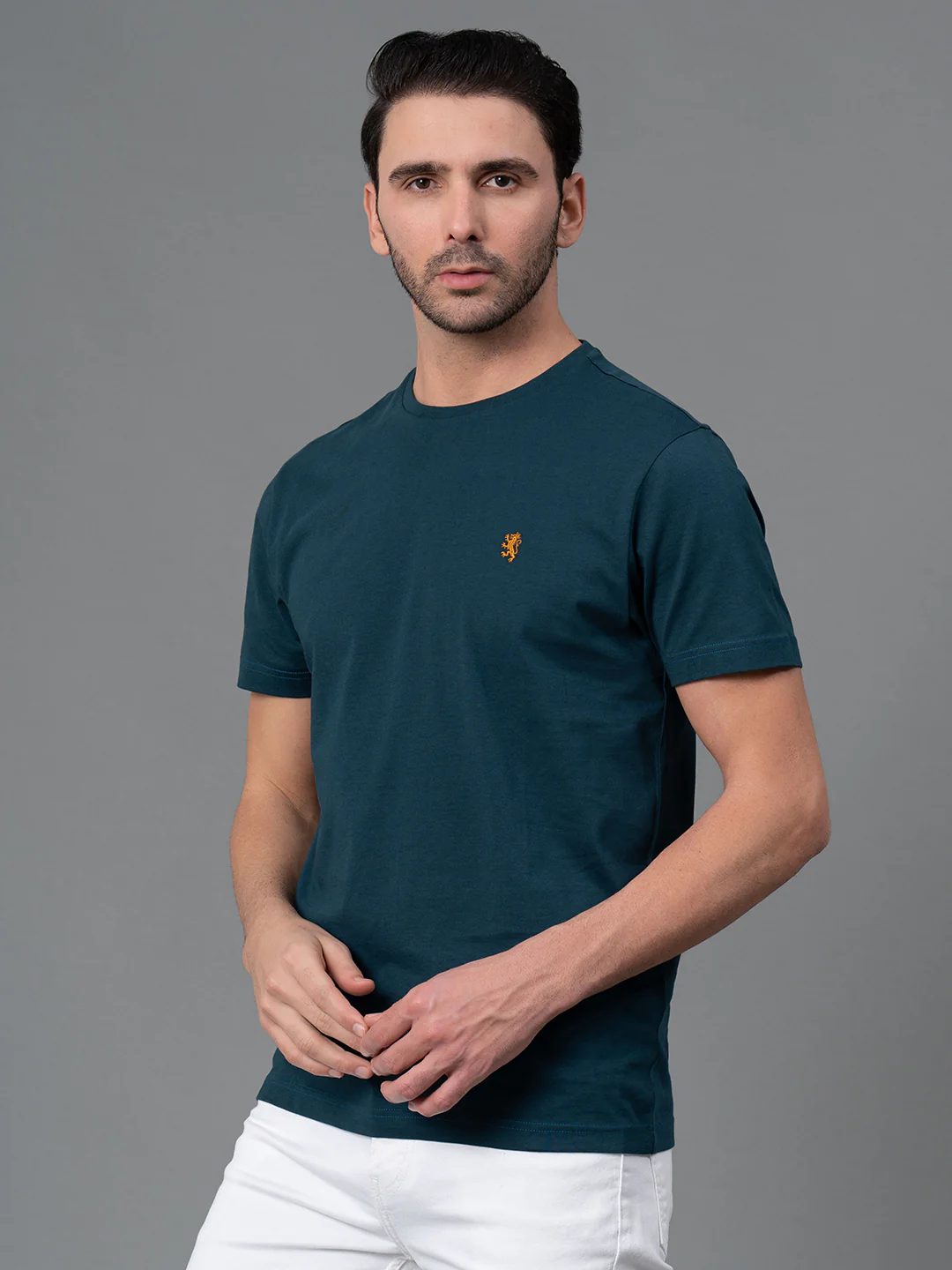 Round Neck Mens T-Shirt - Image 7