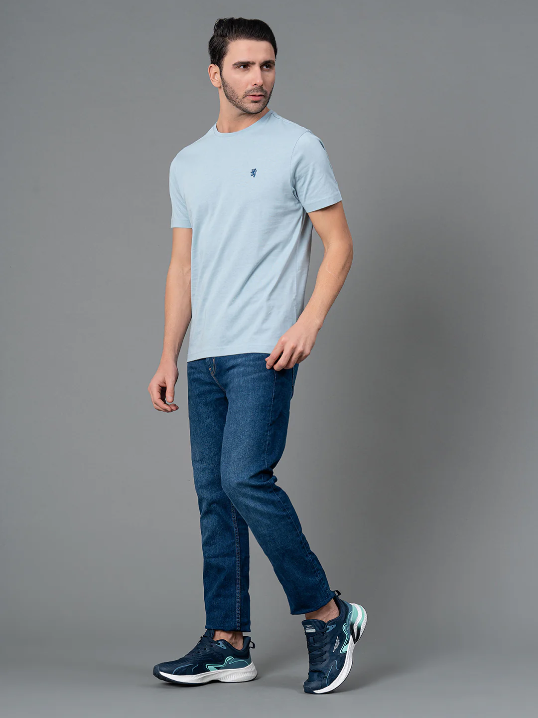 Round Neck Mens T-Shirt - Image 6
