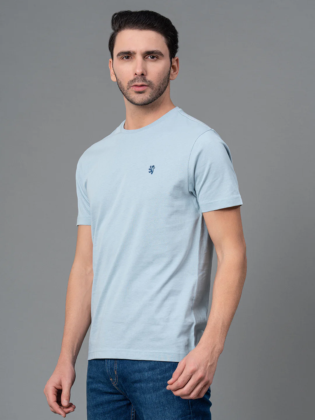 Round Neck Mens T-Shirt - Image 7