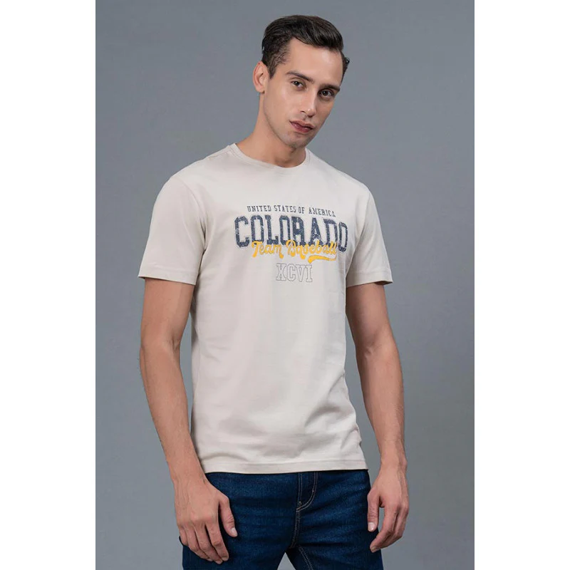 Round Neck Men's T-Shirt - Image 2