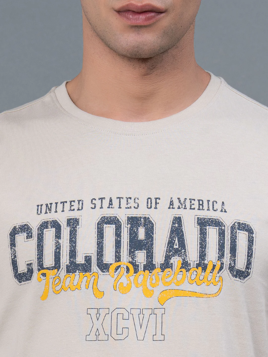 Round Neck Men's T-Shirt - Image 4