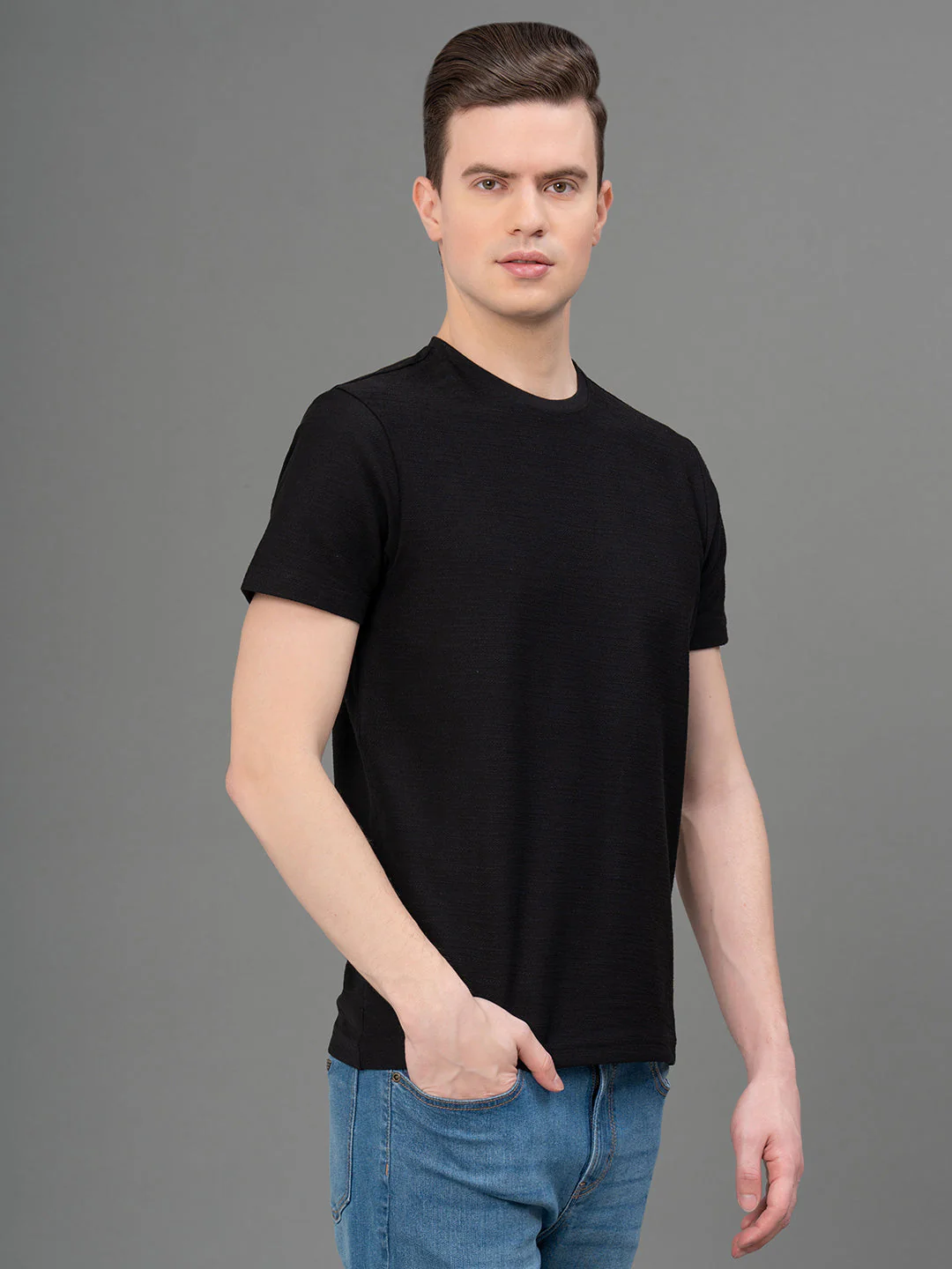 Round Neck T-Shirt for Men - Image 2