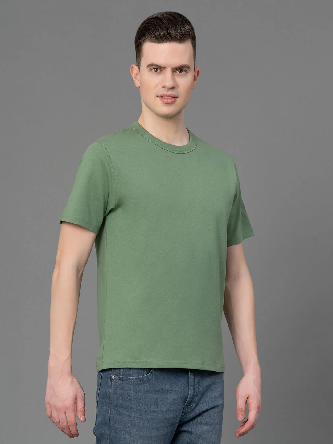 Round Neck T-Shirt for Men - Image 2