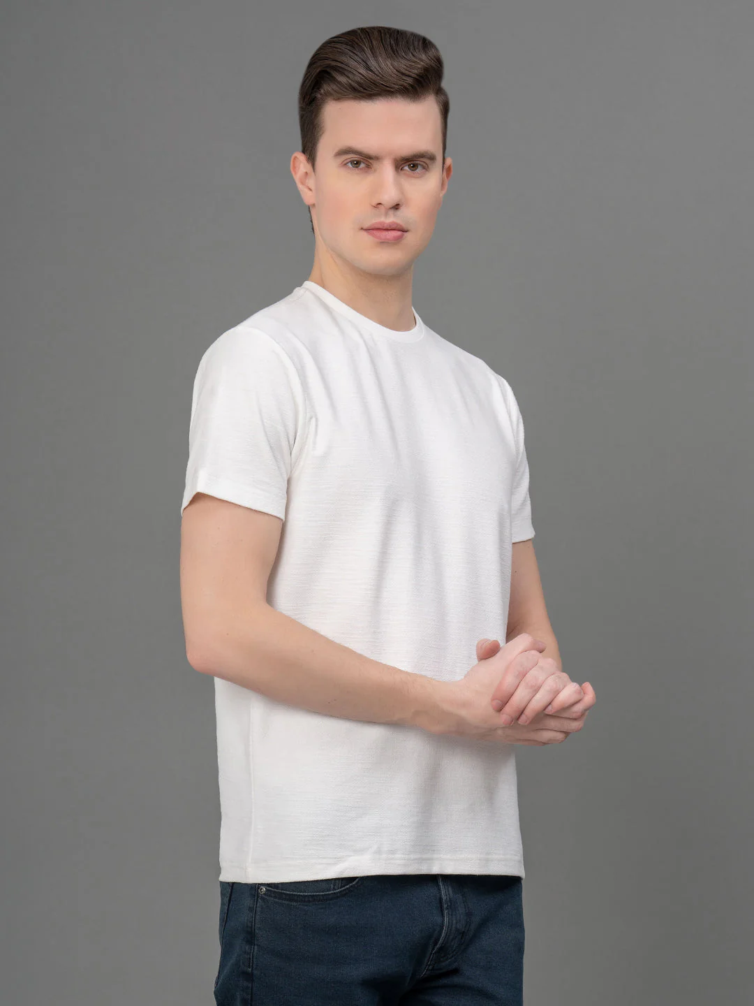 Round Neck T-Shirt for Men - Image 2
