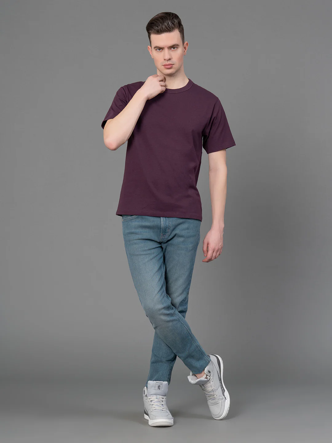 Round Neck T-Shirt for Men - Image 4