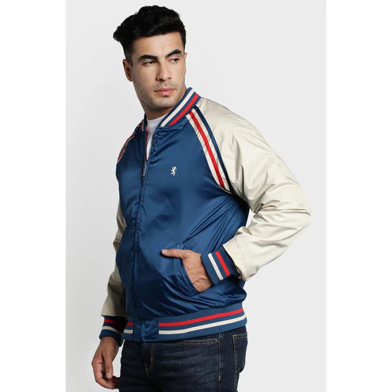 Royal Blue Red Reversible Men's Jacket - Image 2