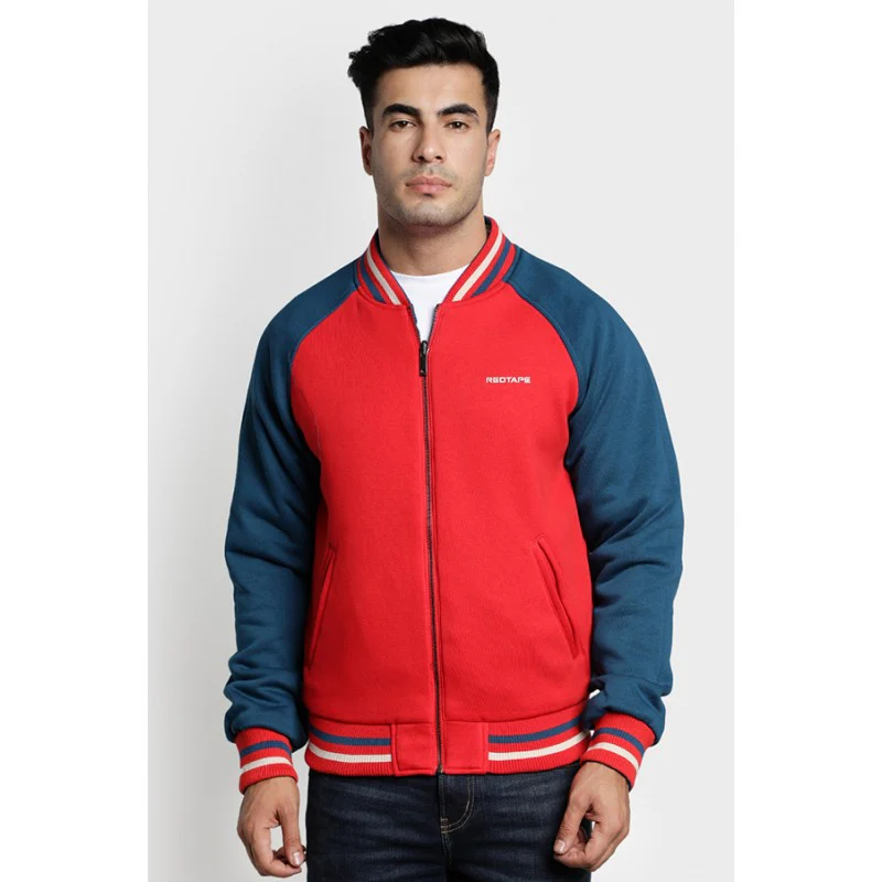 Royal Blue Red Reversible Men's Jacket - Image 3