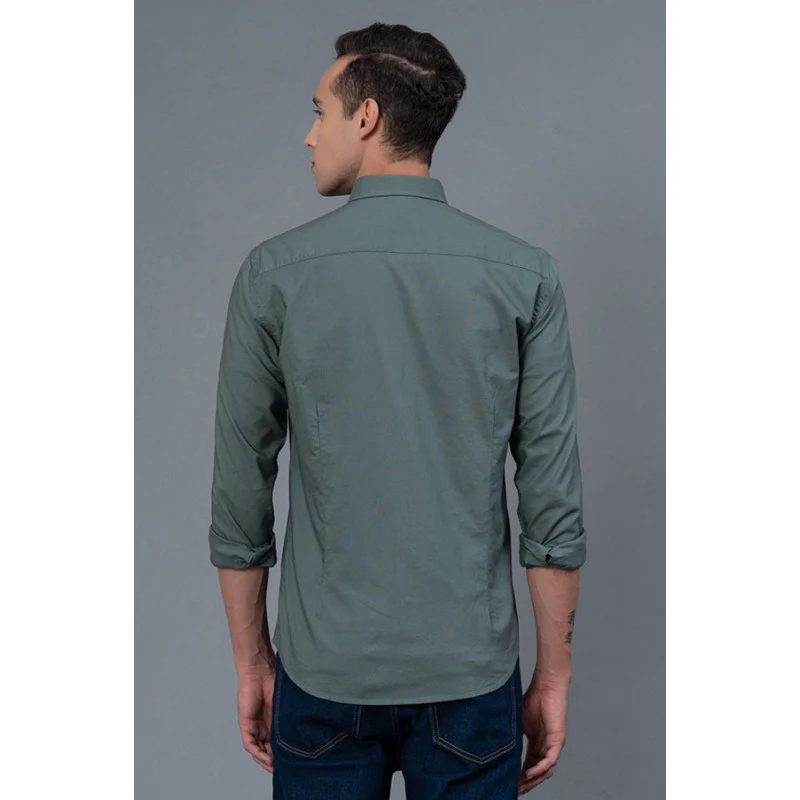 Sage Green Men's Shirt - Image 3